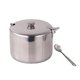 thumbnail image 1 of Moyic Recipiente de acero inoxidable para azúcar y Chile, sal, pimienta, condimento, bote de almacenamiento, bote para acampar, caja organizadora de Cocina y Comedor Medio Moyic HA071213-02, 1 of 6