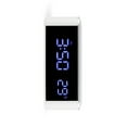 thumbnail image 2 of Reloj Despertador LED, TermóMetro, Reloj De Pared Digital Con Segundos Para Personas Mayores, Adultos Con SueñO Profundo, Palabras Azules, 2 of 5