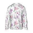thumbnail image 2 of Lsque Rose Flower B UPF 50+ Lightweight Sun Protection Men's Women's Long Sleeve Shirt, Hoodie Performance -Large, 2 of 9