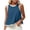 Blue, variant on High Neck Tank Top for Women Sleeveless Ribbed Y2k Clothes Basic Shirts Going Out Outfits Spring Summer Tops 2026