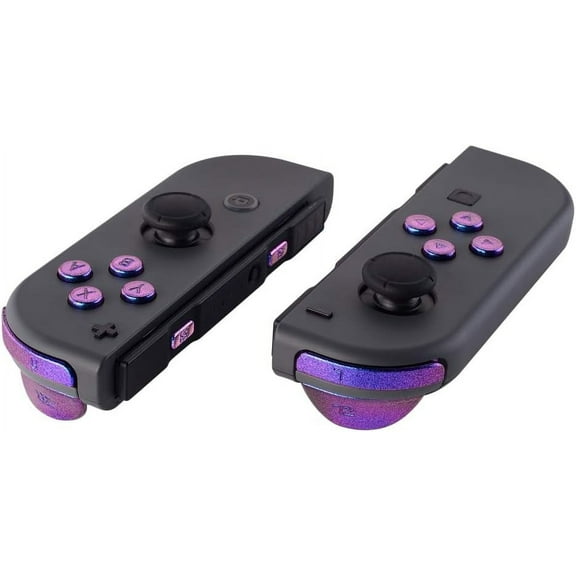 eXtremeRate DIY Full Set Buttons for Nintendo Switch & Switch OLED, Replacement Buttons for JoyCon, ABXY Direction Keys SR SL L R ZR ZL   - Home Capture Trigger Buttons Springs