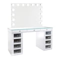 thumbnail image 5 of Impressions Vanity Slaystation Pro 2.0 Makeup Table with Makeup Mirror and Drawers Bundle (Bright White), 5 of 7