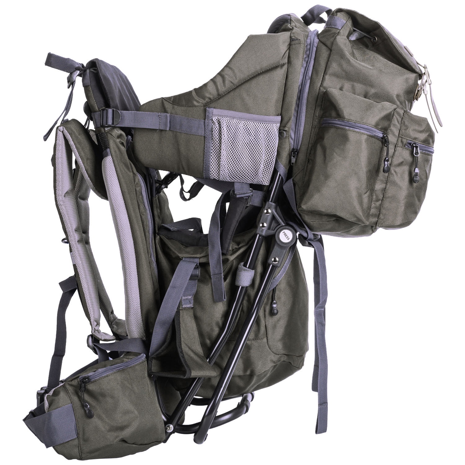 ClevrPlus Urban Explorer Hiking Baby Backpack Child Carrier Heather Gray Walmart