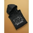 thumbnail image 2 of South African Things Doodle Hoodie Women -Image by Shutterstock, Female x-Large, 2 of 4