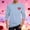 #055-Light Blue, variant on Handshe Men's Long Sleeve Athletic T-Shirt, Valentine's Day Print with Round Neck for Sports, Valentine's Day and Daily Casual Wear