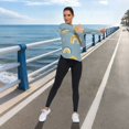 thumbnail image 6 of FORMRS Womens Long Sleeve Shirts UPF 50+ Sun Protection Quick Dry Fishing Hiking Tops, Size S-2XL, Light Blue Rainbow, 6 of 8
