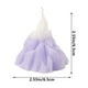 thumbnail image 3 of Xihbxyly Vela Iceberg, Aroma Decorativo Creativo, Fragancia Sutil, Ideal para El Hogar, Ideal para Regalar, para Uso Festivo y Diario, 6,5 X 6,5 Cm, Blanco, Morado, Azul, Rosa, Verde y Amarillo., 3 of 7