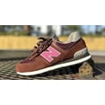 thumbnail image 1 of New Balance 574 Men’s Size 10 Casual Shoe Brown White Trainer Fashion Sneaker, 1 of 6