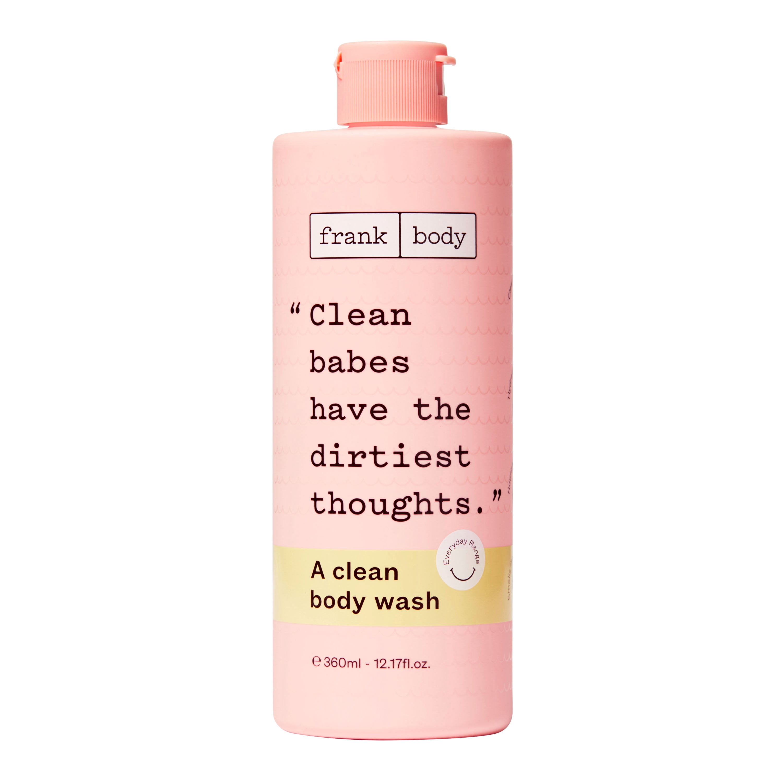 Frank Body Sunday Brunch Clean Body Wash for All Skin Types, Milk and Honey, 12.17 fl oz