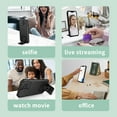 thumbnail image 3 of for Samsung Galaxy A14 5G Case with Slide Camera Cover, [Military Drop Protection] [Snug Touch] Hard Back & Soft Edge Phone Case with Stereo Bracket for Samsung A14 5G 6.6" LTT Black, 3 of 9
