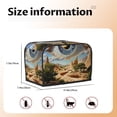 thumbnail image 5 of Picia Surreal Desert Eye Landscape Print 2 Slice Toaster Cover , Toaster Protector Dustproof Kitchen Appliance Cover, Kitchen Appliance Dustproof Protector, 5 of 7