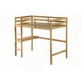 thumbnail image 5 of Elegant Twin High Loft Bed with Safety - Rubber Wood, White Oak, 5 of 19