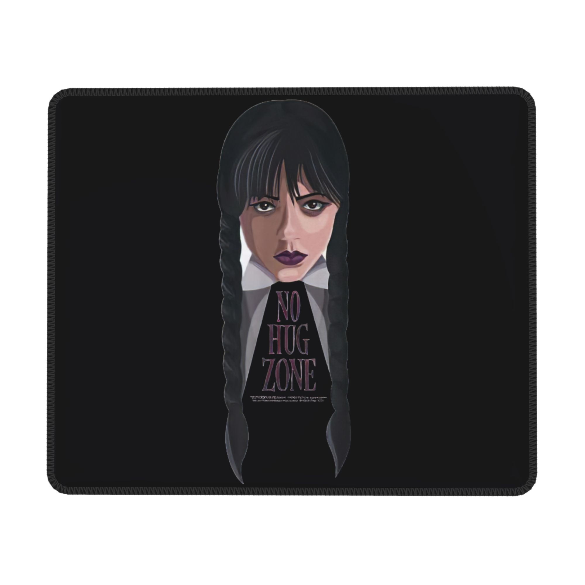 wednesday-addams-no-hug-zone-big-face-mouse-pad-10-x-12-inch-walmart