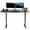 Black & Vintage Brown/Black, variant on VIVO Electric Dual Motor 71” x 30” Standing Desk, Dark Walnut Top, Black Frame