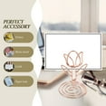 thumbnail image 5 of 10pcs Table Number Place Card Holders Tulip Shape Photos Card Stand Business Card Holders, 5 of 6