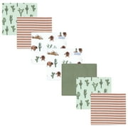 Luvable Friends Hudson Baby Flannel Receiving Blankets 7pk, Woodland Green