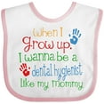 thumbnail image 3 of Inktastic Dental Hygienist Like Mommy Boys or Girls Baby Bib, 3 of 4