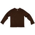 thumbnail image 2 of Earth Elements Big Boys/Girls (Youth) Unisex Long Sleeve T-Shirt Large Chocolate, 2 of 2