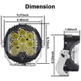 thumbnail image 4 of 5 pulgadas 50W led lámpara de trabajo IP67 Lámpara antiniebla impermeable Flood Combo apto para barco SUV 4WD shamjiam Luz de trabajo, 4 of 8