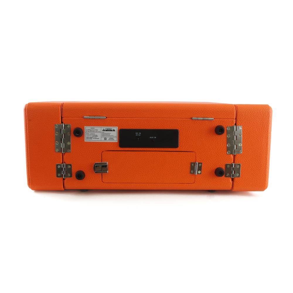 Pyle PLTT82BTOR Bluetooth Turntable Orange Record Player + Vinyl-MP3 Recording - image 3 of 5