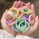 thumbnail image 3 of 100 unids/lote 4,5 CM banda para el cabello colorida gomas para el cabello para niñas bandas de goma bandas de goma para el cabello accesorios para tocado para niños JAMW Sencillez, 3 of 5