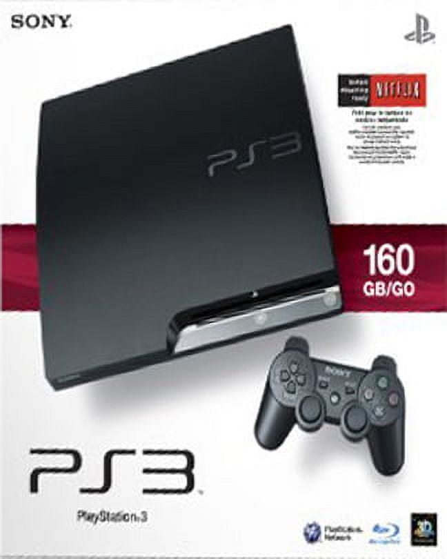 Console Playstation 3 Slim 160Gb - Sony - Gameteczone a melhor loja de  Games e Assistência Técnica do Brasil em SP