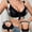 Black, variant on Front Closure Bras for Women, Contrast Color Padded Push up Bra, Soft Supportive Bra for Daily Wear Lingerie