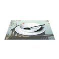thumbnail image 3 of Ryvnso Placemats Set of 4 A Red Bird on Vintage Roof Dining Mats Heat-Resistant Non-Slip Washable Table Mat, 3 of 8