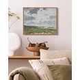 thumbnail image 5 of Drsoum Landscape Framed Canvas Wall Art Vintage Classical The Vast Grassland Prints Hallway Kitchen Office Decor 8x10in Natural Framed, 5 of 6