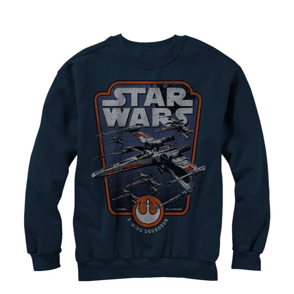Men's Star Wars Squadron Sweatshirt Navy Blue Large