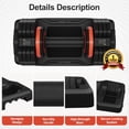 thumbnail image 2 of Superjoe Adjustable Dumbbell Single, 5LB to 25LB Adjustable Dumbbells with Anti-Slip Metal Handle for Men & Women, Fast Adjust Weight Dumbbells with Tray for Home Gym Full Body Workout Fitness, 1 PCS, 2 of 7