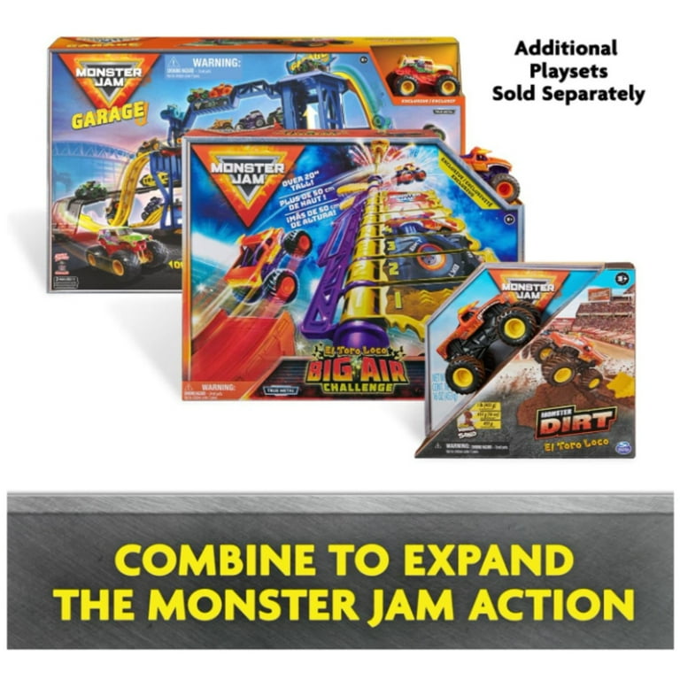 Monster Jam Megalodon Loop of Doom 16-inch Wide Playset with Truck