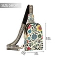 thumbnail image 2 of FORMRS Womens Crossbody Sling Bag Travel Daypack Shoulder Chest Backpack, Vibrant Floral, 2 of 7