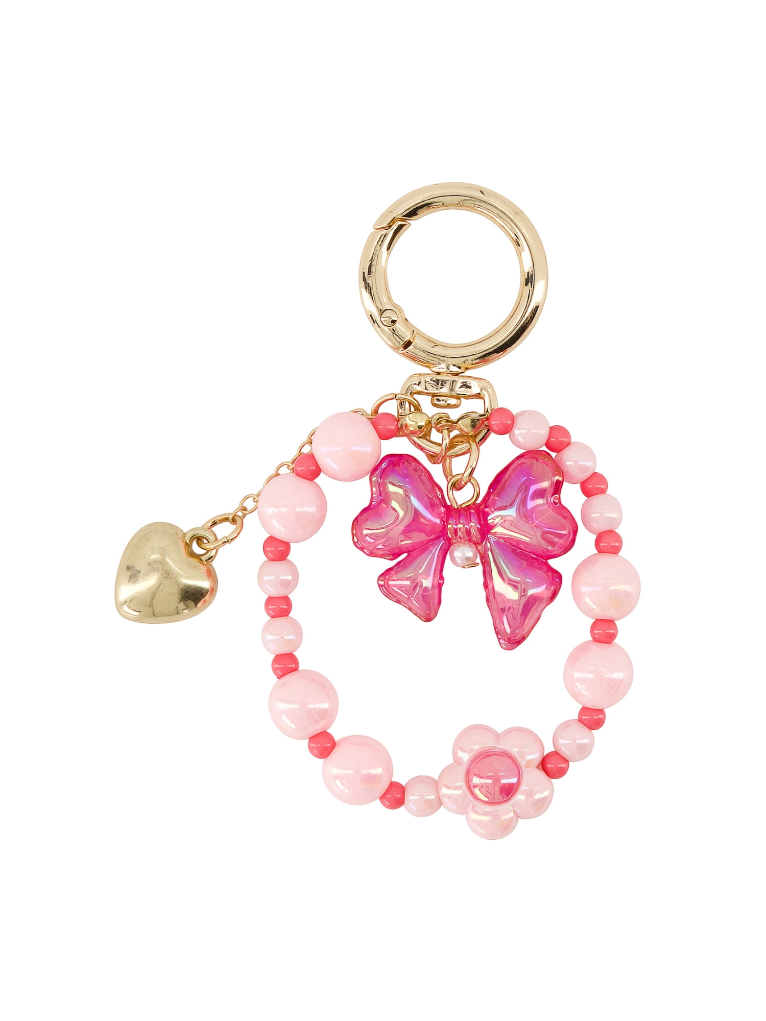 Claire's Bag Charm - Pink Bow