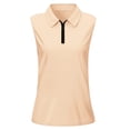 thumbnail image 5 of Sleeveless Golf Shirts for Women Summer Lightweight Collared Quarter Zip Up Polo Shirts Tennis Athletic Tank Top, 5 of 5