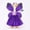1A - Purple, variant on Fuebueo Baseball Pattern Porch Goose Outfit, Red and White Sports Jersey for 23-Inch Garden Goose Statue, Athletic Outdoor Yard Decor for Game Day and Sports Fans