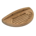 thumbnail image 4 of Traditional Solid Teak Wall Mount Oval Soap Dish, 4 of 4