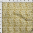 thumbnail image 3 of oneOone Georgette Viscose Dark Mustard Fabric Snake Animal Skin Diy Clothing Quilting Fabric Print Fabric By Yard 42 Inch Wide, 3 of 4