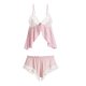 thumbnail image 3 of Gibobby Lencería sexy para mujer Conjunto de lencería sexy para mujer con liguero, brasier de encaje y bragas conjunto de tirantes exóticos(Rosa, Talla única), 3 of 4