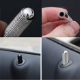 thumbnail image 2 of 4 Pcs Broches de Porte pour W205 GLS GLE Acier Inoxydable Fibre de Carbone, 2 of 4
