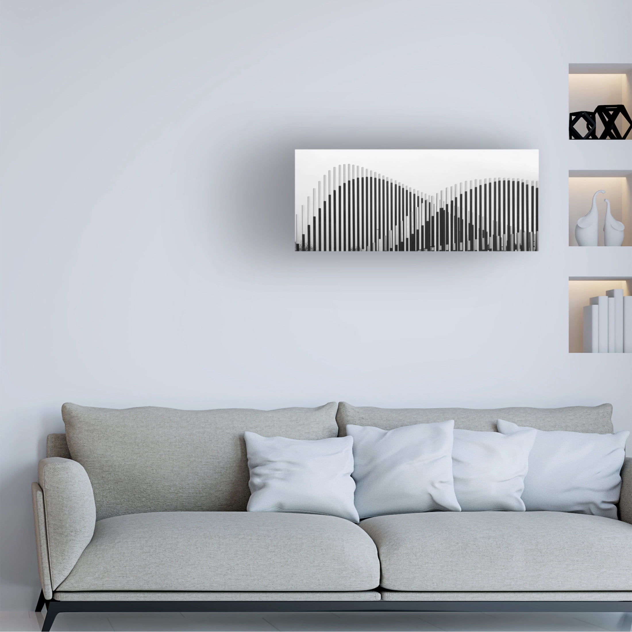 Trademark Fine Art Ivan Huang  Melodic Wave I Canvas Wall Art