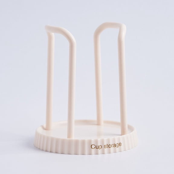 Disposable Paper Cup Holder with Lid - Compact Desktop Storage Rack for Coffee Tea Cups, Space-Saving Home & Office Organizer