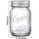 thumbnail image 2 of LDHF 30 Pack 4 Oz Glass Mason Spice Jar with Shaker Lids& Labels, Empty Spice Bottle with Airtight Metal Caps and Collapsible Funnel for Herbs & Spices, 2 of 4