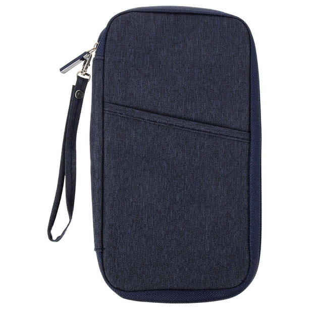 GOOHOCHY Organizador de documentos de viaje, cartera para pasaporte, bolsa impermeable para pasaporte