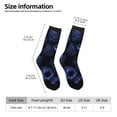 thumbnail image 2 of Cauagu Blue-Purple Raspberries Print Crew Socks for Women and Men,Adult Athletic Running Socks 1-Pair Sports Socks Work Gear Socks with Moisture Wicking, 2 of 6