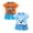 4PCS-A, variant on CAICJ98 Toddler Baby Boys Summer Clothes 3 6 12 18 24 Months 2T 3T 4T 5T Boys Outfits Cute Short Sleeve T-Shirt Tops Shorts Sets 4Pcs,Size 18-24 Months