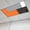 Orange Gray Black, variant on Purple Grey Magnetic Fluorescent Light Covers for Ceiling Lights 2 x 4 Feet, Modern Purple Geometric Office Classroom Kitchen Drop Ceiling Light Covers Lighting Filters Shade Panel 1 Pack