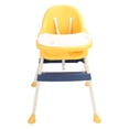 thumbnail image 4 of Non Slip Dining Chair, Height Adjustment Kids High Chair Simple Assembly Lightweight Ergonomic Design Easy Cleaning Comfortable  With Tray For Household Use, 4 of 7