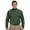Forest, variant on Devon & Jones Classic Devon & Jones Sueded Cotton Jersey Mock Turtleneck - Large - Grey Heather