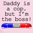 thumbnail image 2 of CafePress - Daddy Is A Cop But Im The Boss Body Suit - Long Sleeve Cotton Baby Bodysuit, 2 of 4